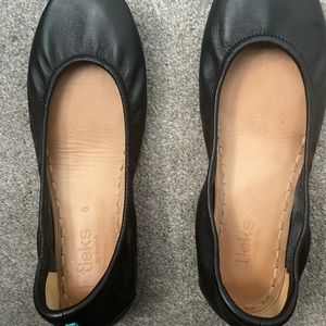 Tieks Solid Black Ballet Flats